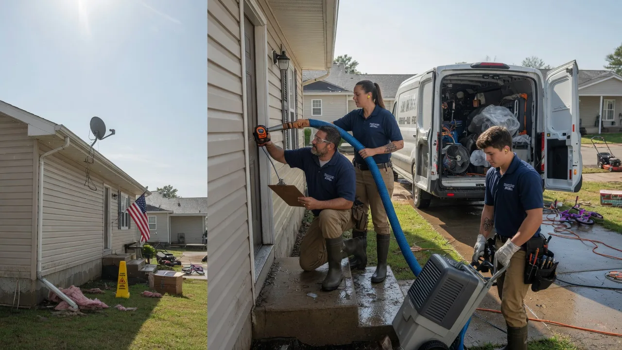 Ceiling Water Damage Restoration in Hurley, WI near me